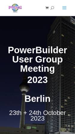 Vorschau der mobilen Webseite www.pbugg.de, PowerBuilder User Group Germany e.V.