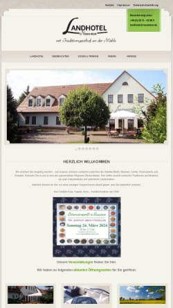 Vorschau der mobilen Webseite landhotel-neuwiese.de, Landhotel Neuwiese