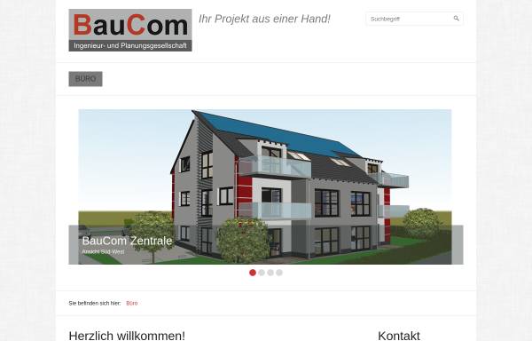 Vorschau von www.baucom-fd.de, BauCom Ingenieur- und Planungsgesellschaft GbR