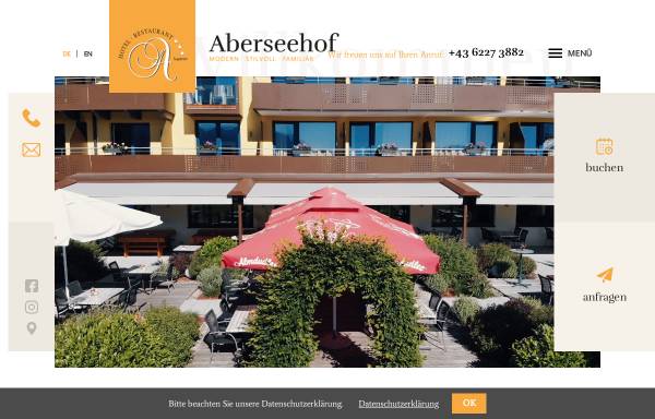Vorschau von www.aberseehof.at, Hotel Gasthof Aberseehof