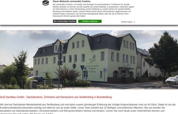 Vorschau von www.alb-dach.de, ALB Dach und Ausbau GmbH