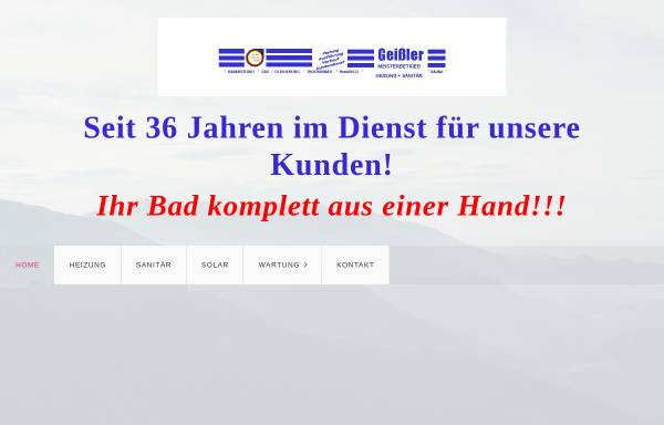 Vorschau von www.profi-bad.de, Heizung & Sanitär Rüdiger Geißler