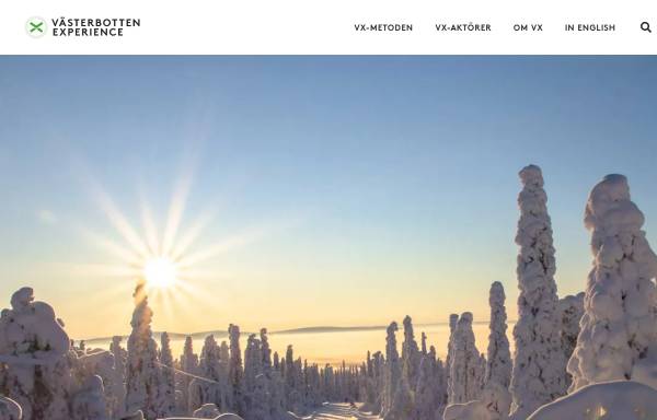 Vorschau von www.visitvasterbotten.se, Västerbotten Tourismus