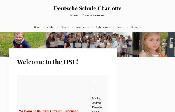 Vorschau von www.dsclt.com, Deutsche Schule Charlotte, North Carolina
