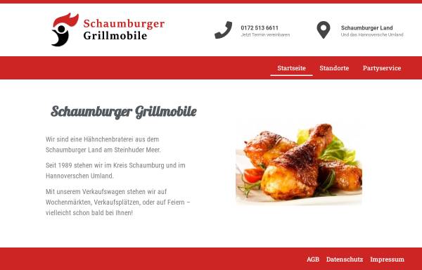 Vorschau von www.schaumburger-grillmobile.de, Schaumburger Grillmobile GMBH