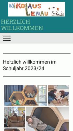Vorschau der mobilen Webseite www.nikolaus-lenau-schule.at, Nikolaus Lenau Schule