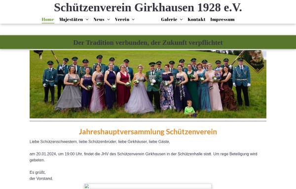 Vorschau von www.schuetzenverein-girkhausen.de, Girkhausen