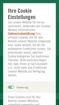 Vorschau der mobilen Webseite www.bringmann-schulen.de, Physiotherapie- und Massageschule Bringmann