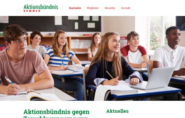Vorschau von www.aktionsbuendnis-schule.de, Aktionsbündnis Schule