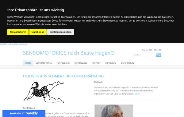 Vorschau von www.sensomotorics.de, Sensomotorics