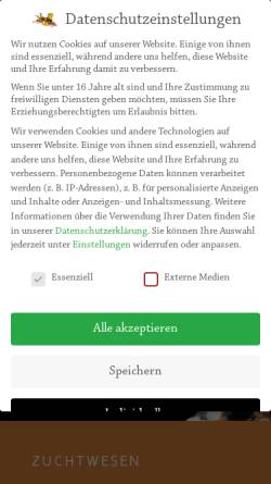 Vorschau der mobilen Webseite www.deutscher-bracken-club.de, Deutscher Bracken Club e.V.