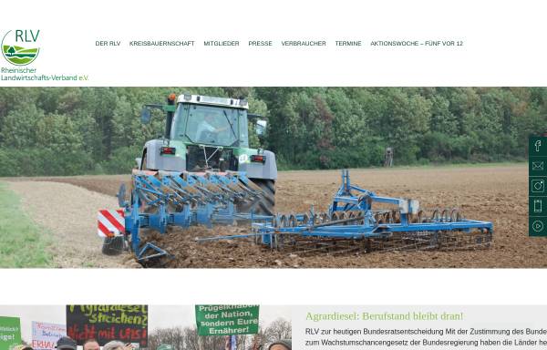 Vorschau von www.rlv.de, Rheinischer Landwirtschafts-Verband e.V.