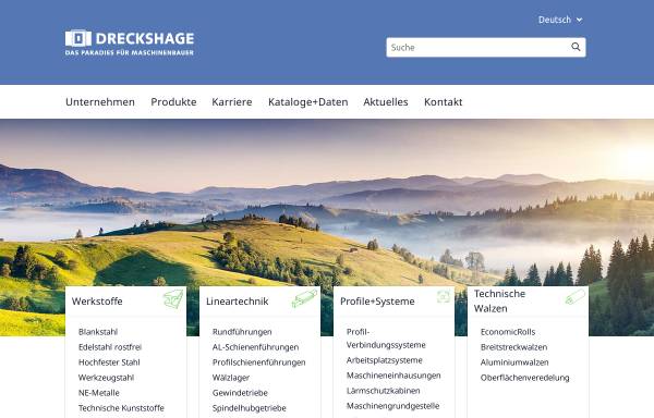 Vorschau von www.dreckshage.de, August Dreckshage GmbH & Co.KG