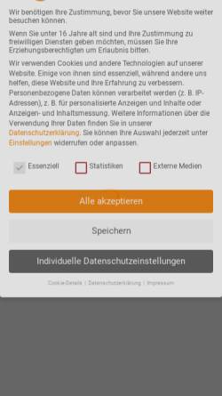 Vorschau der mobilen Webseite www.tuxhorn.de, Gebr. Tuxhorn GmbH & Co. KG