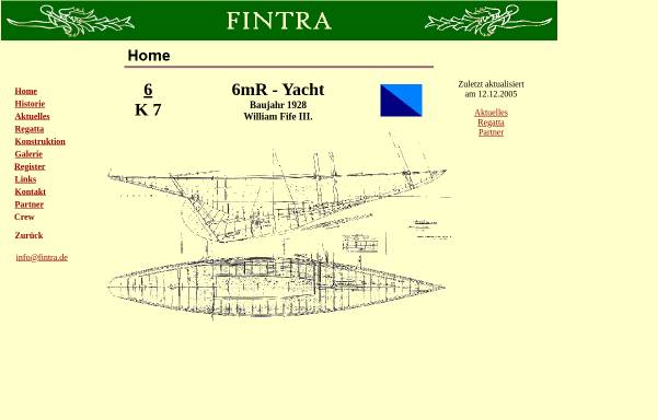 Vorschau von www.fintra.de, 6mR Yacht - Fintra