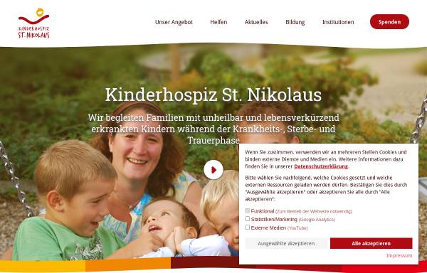 Vorschau von www.kinderhospiz-nikolaus.de, Kinderhospiz Allgäu