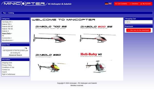Vorschau von www.minicopter.de, Minicopter