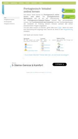 Vorschau der mobilen Webseite www.portugiesischkurs.net, Portugiesischkurs