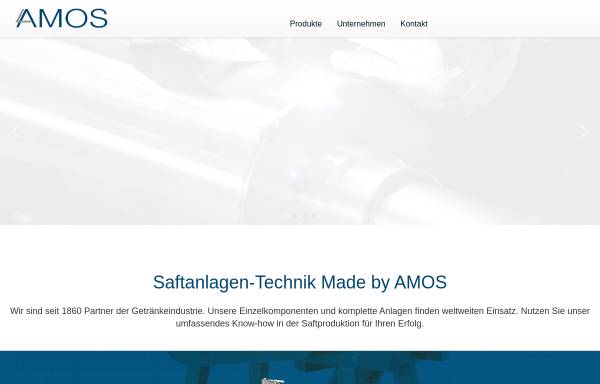 Vorschau von www.amos.de, AMOS Anlagentechnik GmbH