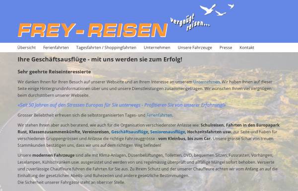 Vorschau von www.freyreisen.ch, Frey-Reisen