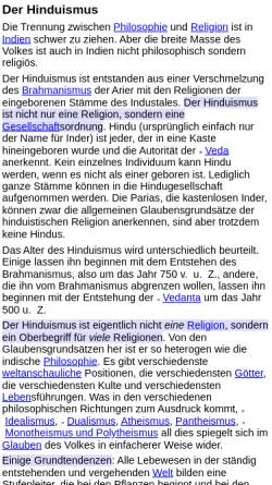 Vorschau der mobilen Webseite www.philolex.de, Der Hinduismus