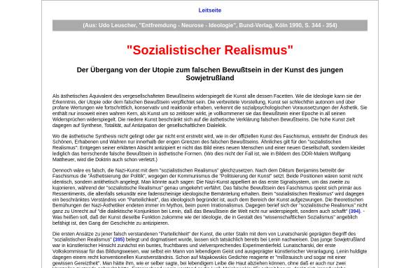 Vorschau von www.udo-leuschner.de, Sozialistischer Realismus