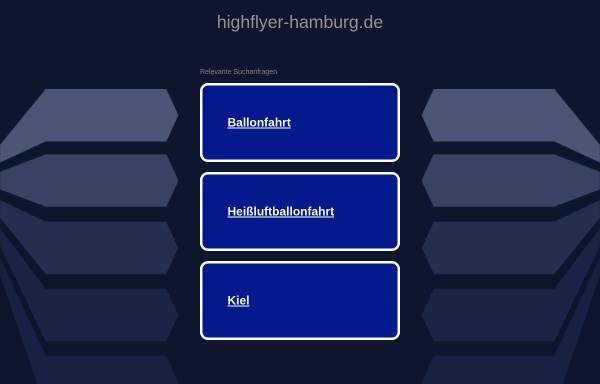 Vorschau von www.highflyer-hamburg.de, HighFlyer Betriebsgesellschaft mbH