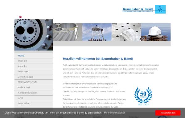 Vorschau von www.bubgmbh.de, Brunnhuber & Bandt GmbH