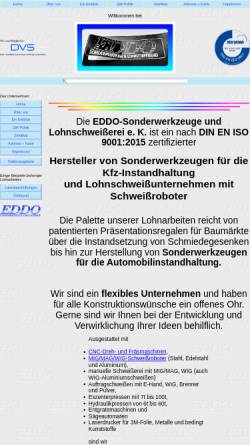 Vorschau der mobilen Webseite www.eddo-sonderwerkzeuge.de, EDDO Sonderwerkzeuge und Lohnschweißerei e. K.