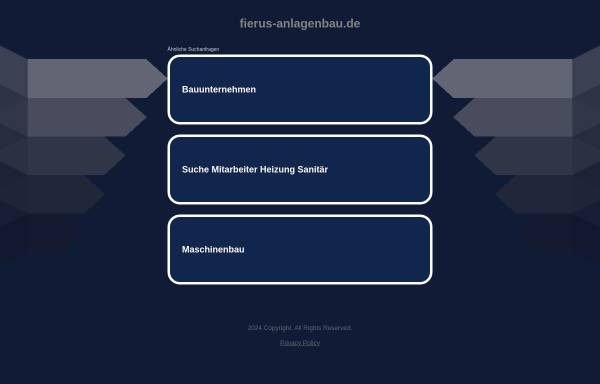 Vorschau von www.fierus-anlagenbau.de, Fierus-Schweisstechnik Industrie- & Rohrleitungsbau