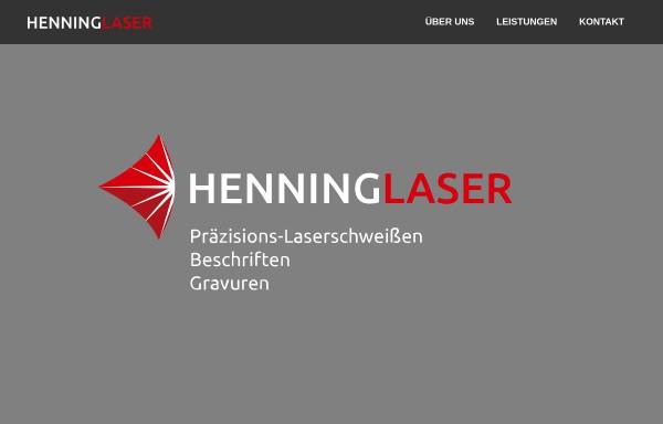 Vorschau von www.henninglaser.de, Rene Henning