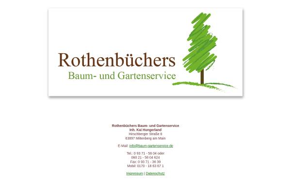 Vorschau von www.baum-gartenservice.de, Rothenbücher Baum- und Gartenservice