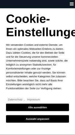 Vorschau der mobilen Webseite eisenmann-druckguss.de, Eisenmann Druckguss GmbH