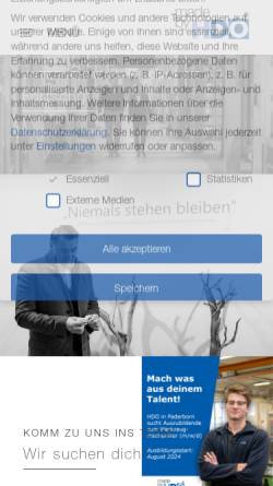Vorschau der mobilen Webseite hdo-gmbh.com, HDO Druckguß- und Oberflächentechnik GmbH