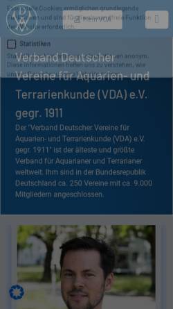 Vorschau der mobilen Webseite vda-online.de, VDA-Homepage