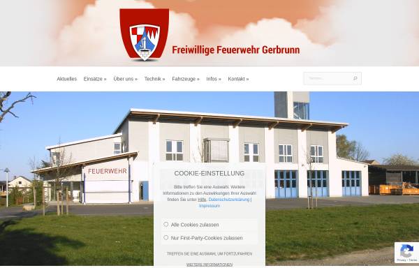 Vorschau von feuerwehr.gerbrunn.de, Freiwillige Feuerwehr Gerbrunn