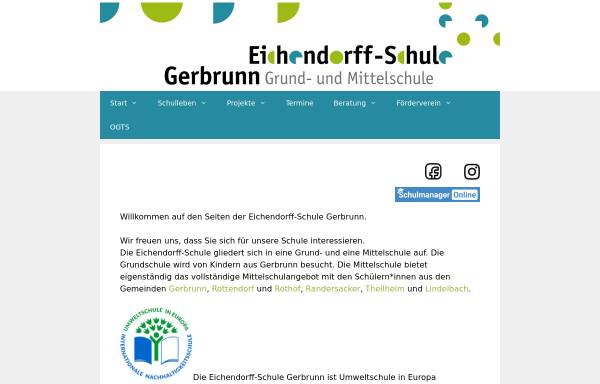 Vorschau von www.vs-gerbrunn.de, Volksschule Gerbrunn