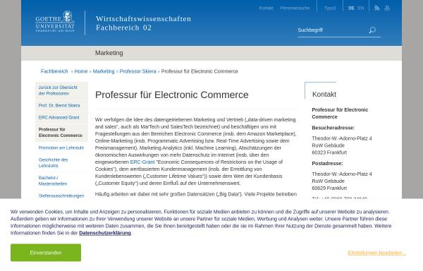 Vorschau von www.ecommerce.wiwi.uni-frankfurt.de, Universität Frankfurt a. M.