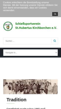 Vorschau der mobilen Webseite www.ssvborchen.de, SSV Borchen 1957 e.V.