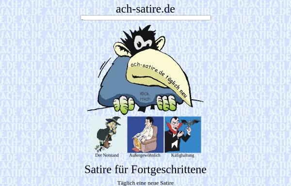 Vorschau von www.ach-satire.de, Ach-satire