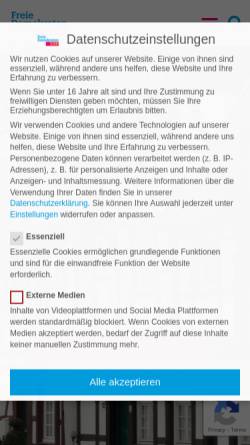Vorschau der mobilen Webseite www.fdpwerne.de, FDP Werne