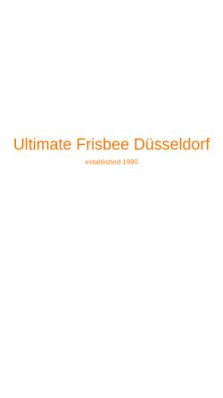 Vorschau der mobilen Webseite www.frisbee-family.de, Frisbee Family Pempelfort