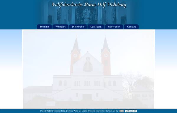 Vorschau von www.wallfahrtskirche-vilsbiburg.de, Maria-Hilf Vilsbiburg
