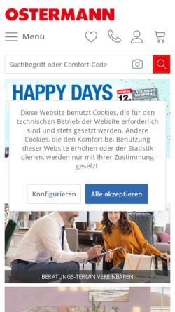 Vorschau der mobilen Webseite www.smidt.de, Küchen Smidt