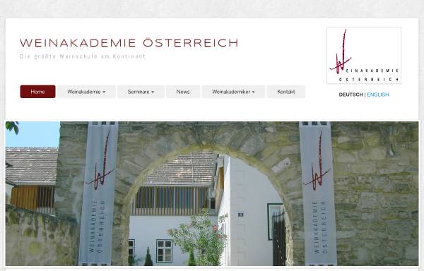 Vorschau von www.weinakademie.at, Weinakademie Österreich in Rust