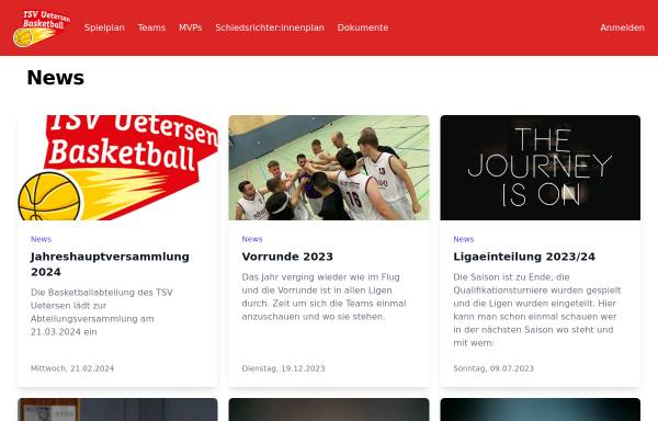 Vorschau von www.uetersen-basketball.de, TSV Uetersen
