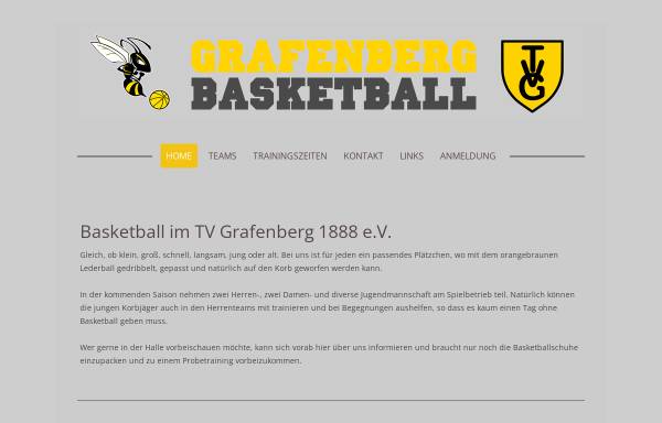 Vorschau von tvgrafenberg-basketball.jimdo.com, TV Grafenberg 1888 e.V.