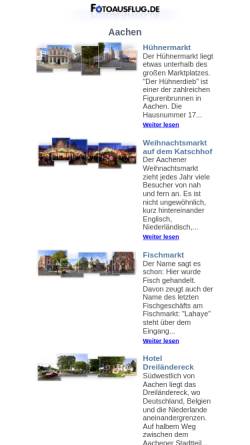 Vorschau der mobilen Webseite www.fotoausflug.de, Fotoausflug.de Panoramen von Aachen