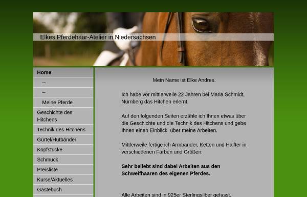Vorschau von www.elkeshitchingseite.de, Elkes Hitschingseite