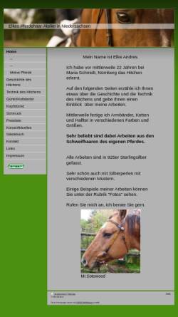 Vorschau der mobilen Webseite www.elkeshitchingseite.de, Elkes Hitschingseite